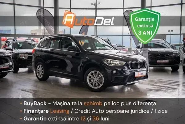 Negru Utilizat 2018 BMW X1 SUV | 13.500 EUR (Super Preț) - Imagine 1/4