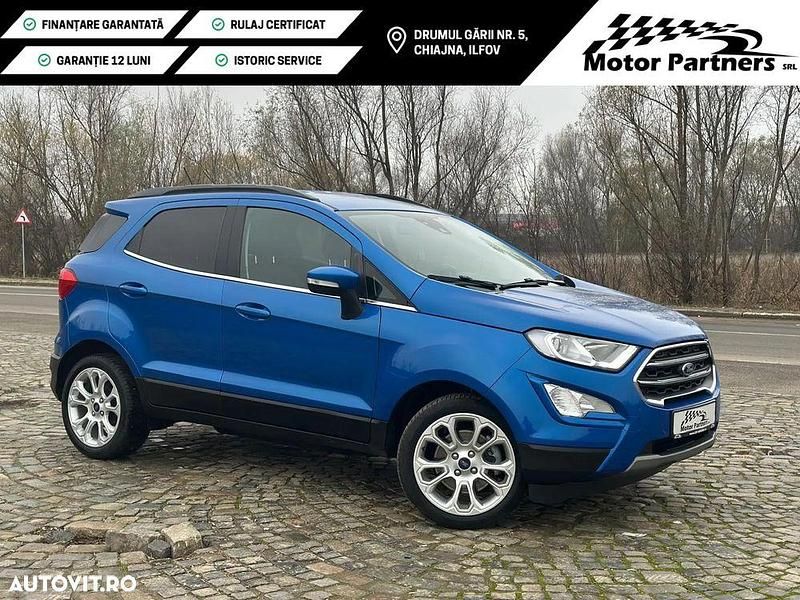 Culoarealbastru Utilizat 2023 Ford Ecosport Titanium SUV | 11.990 EUR (Preț OK) - Imagine 1/4