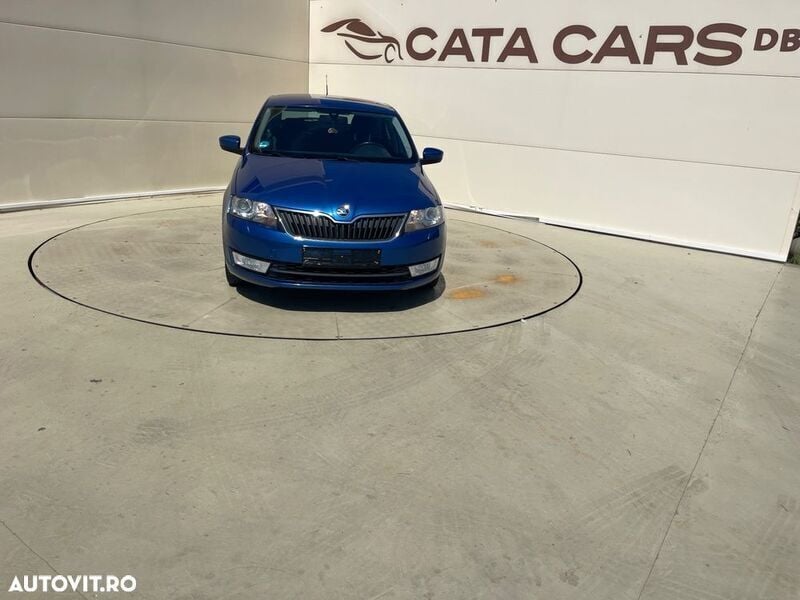 Albastru Utilizat 2015 Skoda Rapid Ambition Berlinǎ | 6.490 EUR (Preț OK) - Imagine 1/4