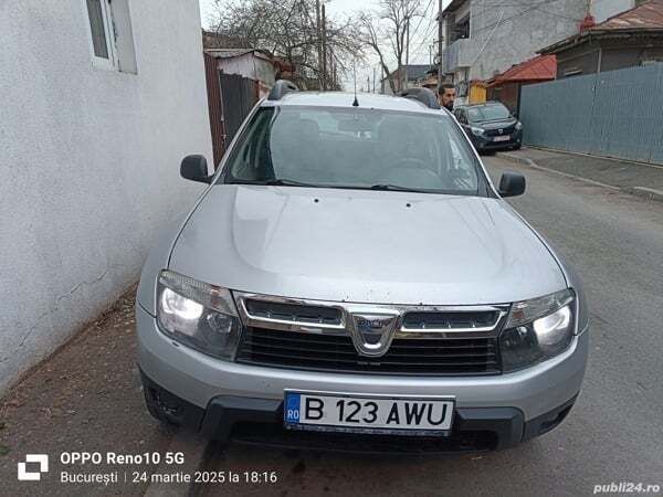 Argintiu Utilizat 2012 Dacia Duster SUV | 5.490 EUR (Preț OK) - Imagine 1/4