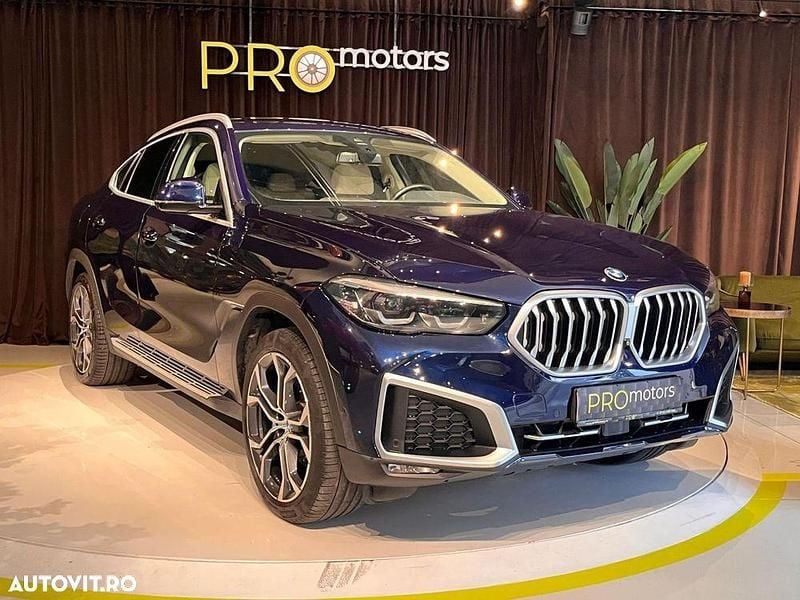 Culoarealbastru Utilizat 2020 BMW X6 SUV | 49.000 EUR (Super Preț) - Imagine 1/4