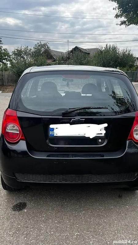 Negru Utilizat 2008 Chevrolet Aveo Hatchback | 1.200 EUR (Puțin scump) - Imagine 1/4