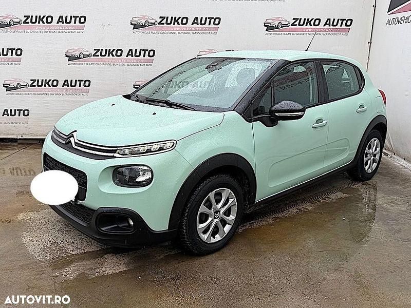 Second-hand Citroën C3 Feel 83 CP (61 kW) 2019 Culoareverde Hatchback