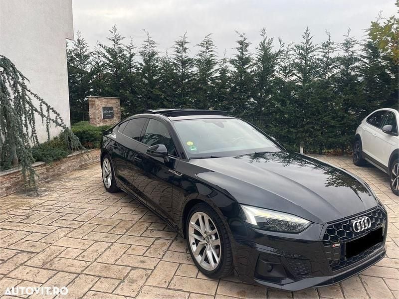 Second-hand Audi A5 S-Line 163 CP (119 kW) 2020 Culoarenegru Hatchback