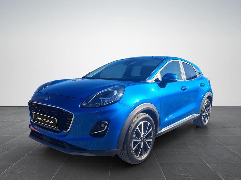 Culoarealbastru Utilizat 2022 Ford Puma Titanium SUV | 18.700 EUR (Preț OK) - Imagine 1/1