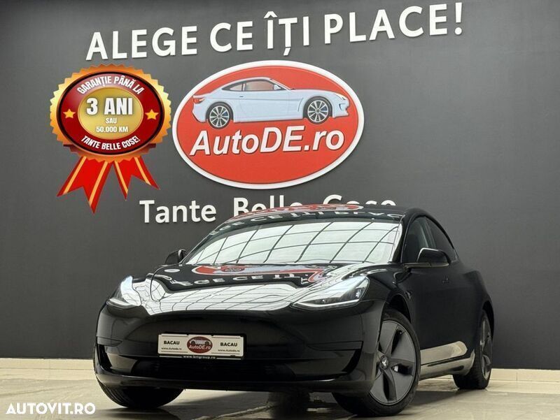 Negru Utilizat 2019 Tesla Model 3 Standard Range Plus Berlinǎ | 20.326 EUR (Scump) - Imagine 1/4
