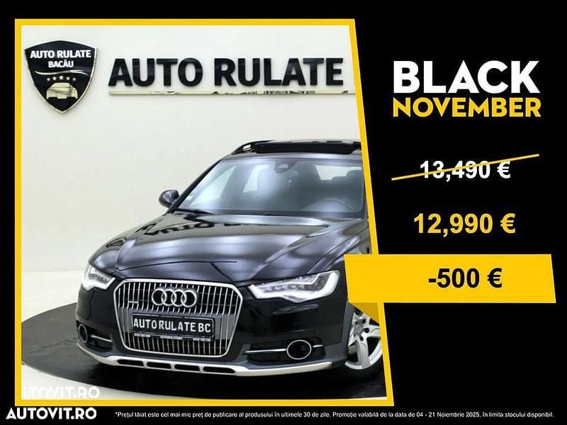 Negru Utilizat 2014 Audi A6 Allroad Comfort Break | 12.990 EUR (Preț OK) - Imagine 1/4