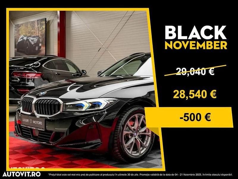 Negru Utilizat 2022 BMW 318 Luxury Line Break | 28.540 EUR - Imagine 1/4