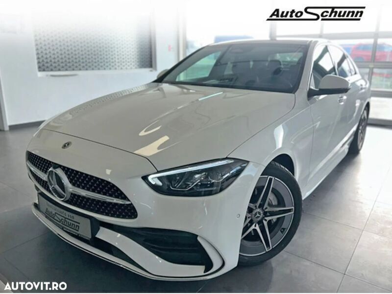 Alb Utilizat 2022 Mercedes C180 AMG line Berlinǎ | 47.178 EUR - Imagine 1/4