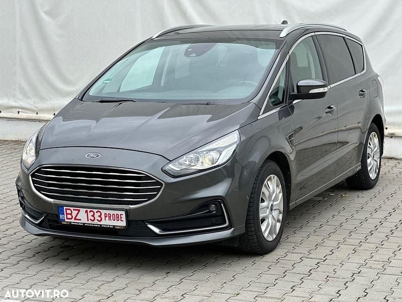 Verde Utilizat 2021 Ford S-MAX Titanium Monovolum | 10.990 EUR (Preț bun) - Imagine 1/4