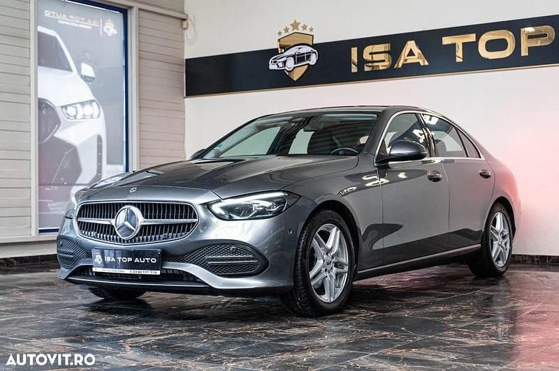 Culoaregri Second-hand 2022 Mercedes C220 Berlinǎ | 30.854 EUR (Preț bun) - Imagine 1/4