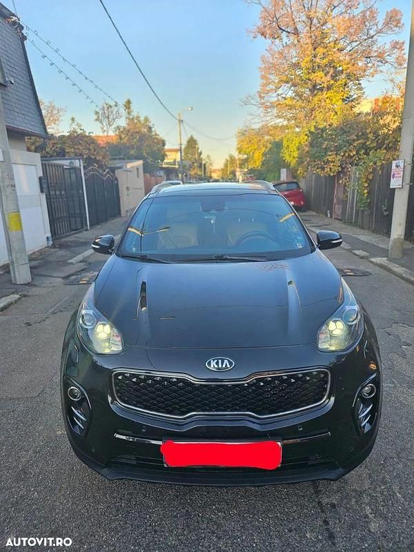 Culoarenegru Utilizat 2016 Kia Sportage Platinum SUV | 16.200 EUR (Preț OK) - Imagine 1/4