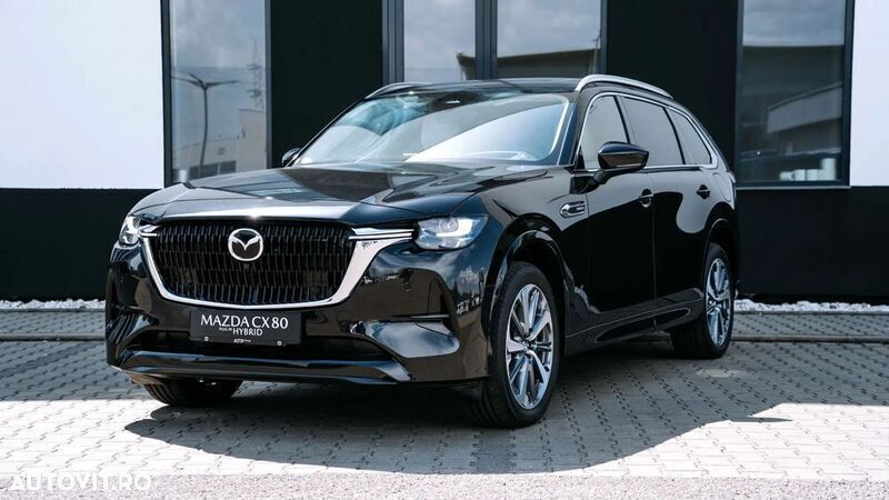 Negru Nouă 2024 Mazda CX-80 SUV | 60.690 EUR - Imagine 1/4