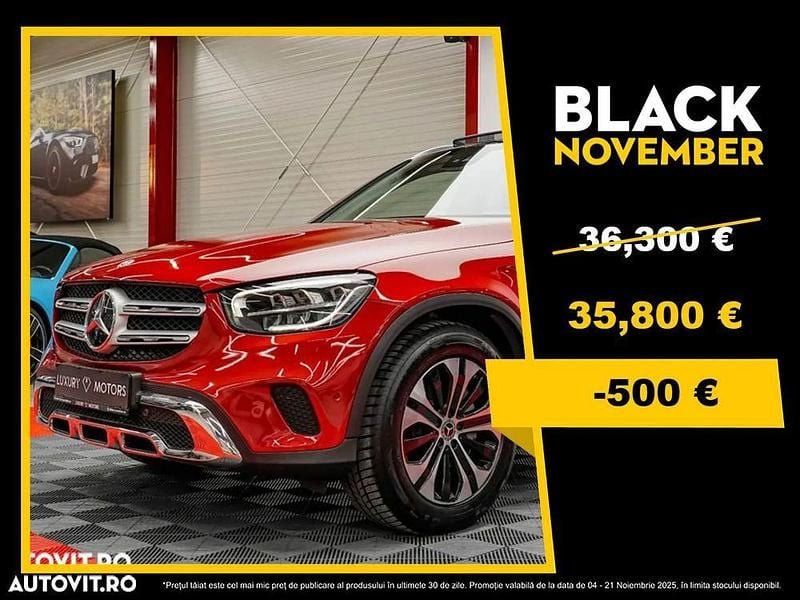 Culoarerosu Utilizat 2020 Mercedes GLC200 Exclusive SUV | 35.800 EUR (Super Preț) - Imagine 1/4
