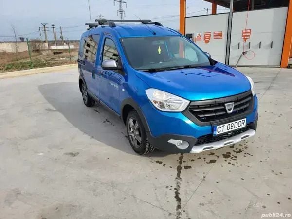 Albastru Utilizat 2016 Dacia Dokker Stepway Van | 7.790 EUR (Preț OK) - Imagine 1/4
