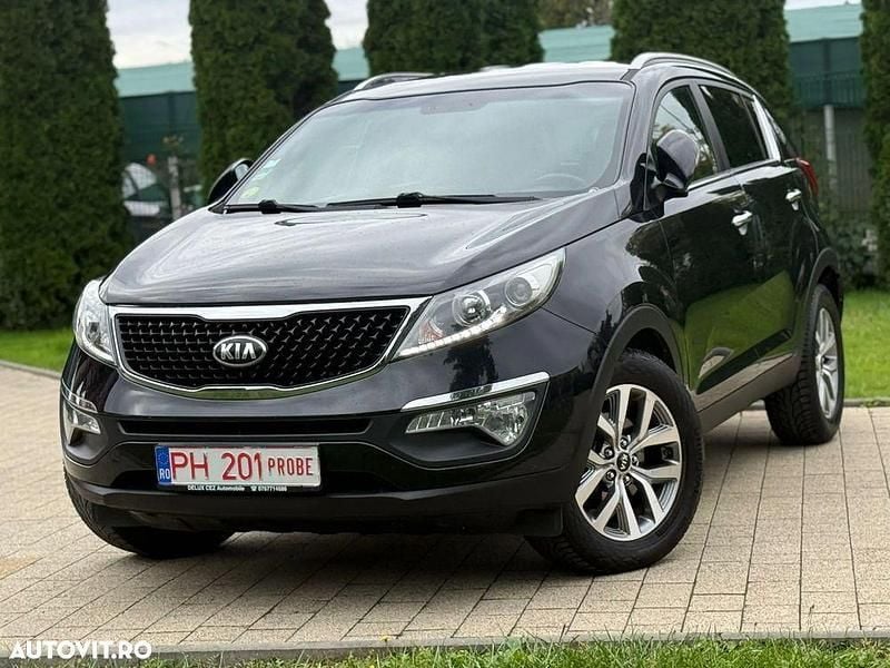 Culoarenegru Utilizat 2015 Kia Sportage Premium SUV | 9.999 EUR (Preț OK) - Imagine 1/4