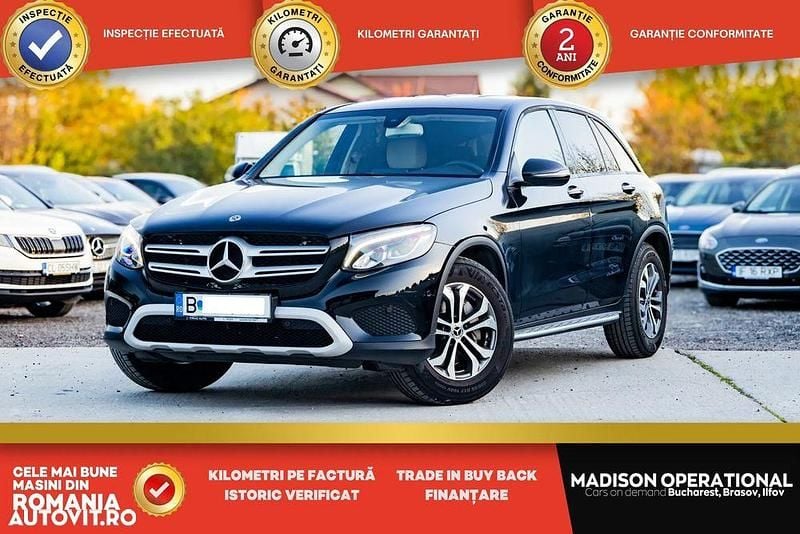 Culoarenegru Utilizat 2017 Mercedes GLC250 SUV | 27.500 EUR (Preț OK) - Imagine 1/4