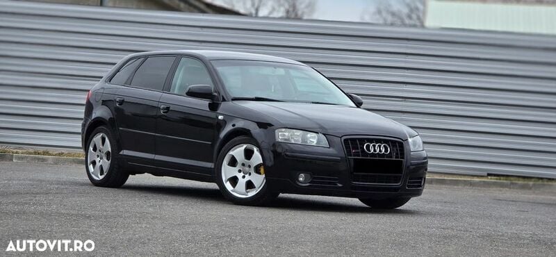 Negru Utilizat 2006 Audi A3 Sportback Ambiente Hatchback | 3.650 EUR - Imagine 1/4