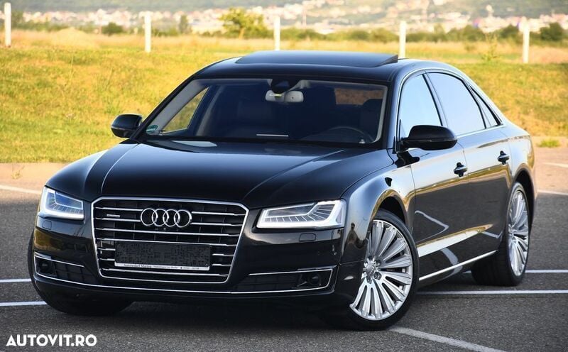 Negru Utilizat 2015 Audi A8L Berlinǎ | 23.500 EUR (Super Preț) - Imagine 1/4