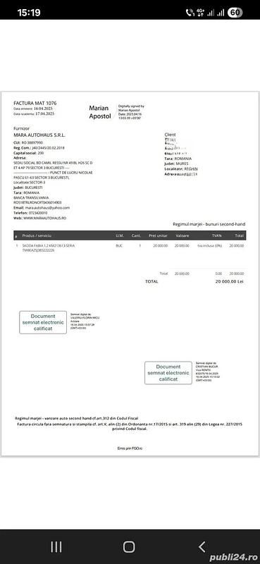 Utilizat 2011 Skoda Fabia Hatchback | 3.950 EUR - Imagine 1/4