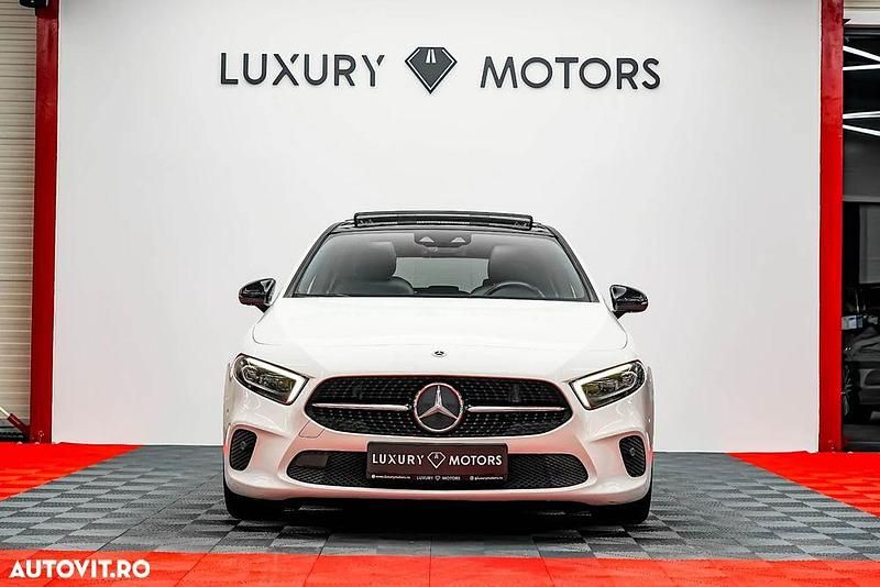 Second-hand Mercedes A180 Progressive 116 CP (85 kW) 2019 Culoarealb Hatchback