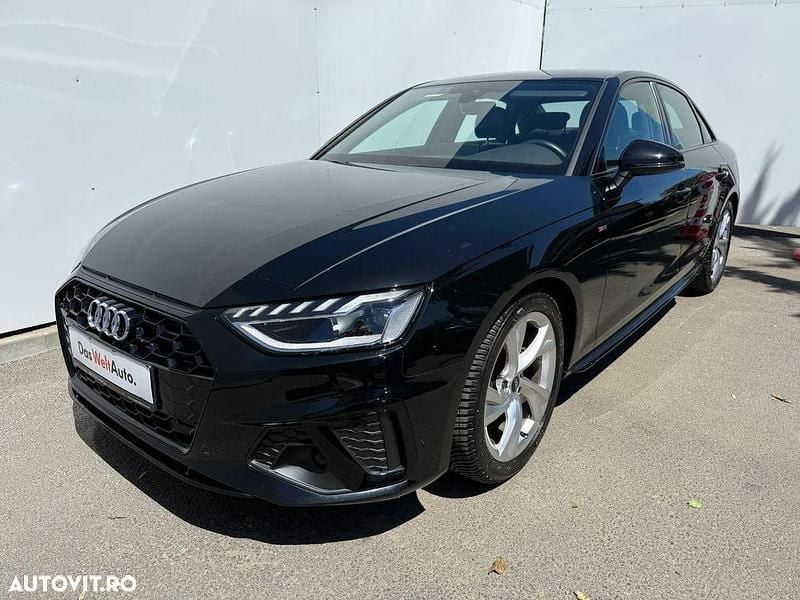Negru normal Utilizat 2022 Audi A4 S-Line Berlinǎ | 29.500 EUR (Preț OK) - Imagine 1/4