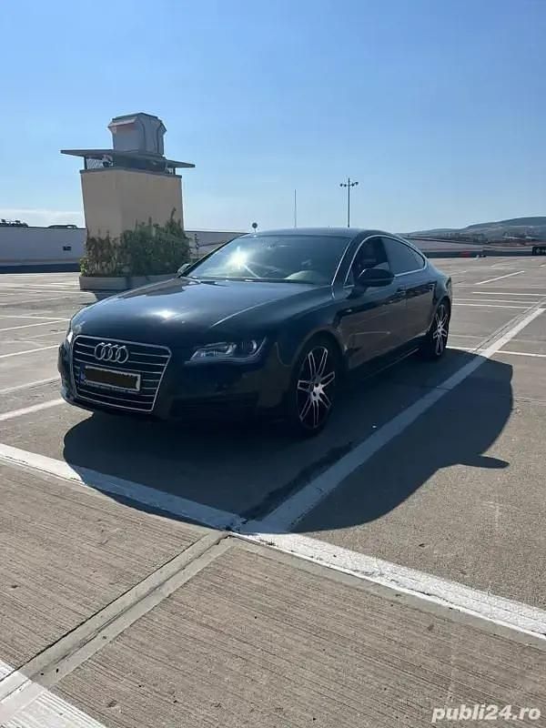 Negru Utilizat 2012 Audi A7 Hatchback | 12.600 EUR (Preț bun) - Imagine 1/4