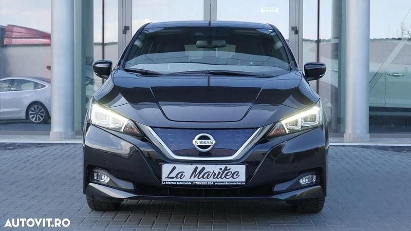 Negru Utilizat 2019 Nissan Leaf Tekna Hatchback | 14.520 EUR (Scump) - Imagine 1/4