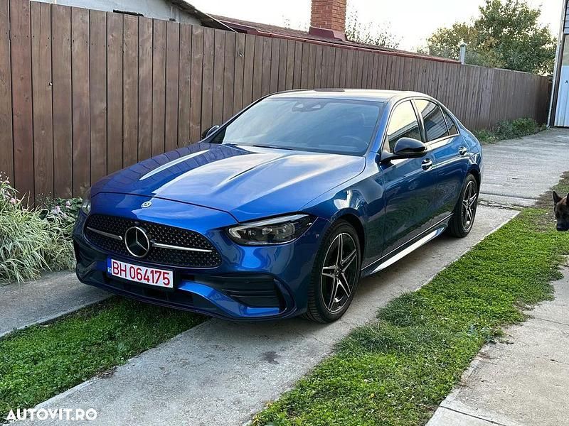 Culoarealbastru Utilizat 2021 Mercedes C300 Break | 33.900 EUR (Super Preț) - Imagine 1/4