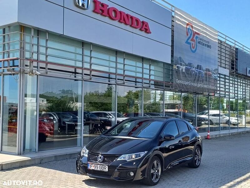 Negru Utilizat 2016 Honda Civic Sport Hatchback | 12.490 EUR (Preț OK) - Imagine 1/4