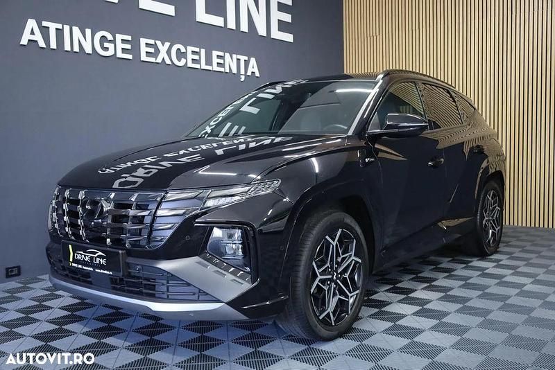 Culoarenegru Utilizat 2022 Hyundai Tucson N Line SUV | 28.496 EUR (Preț OK) - Imagine 1/4