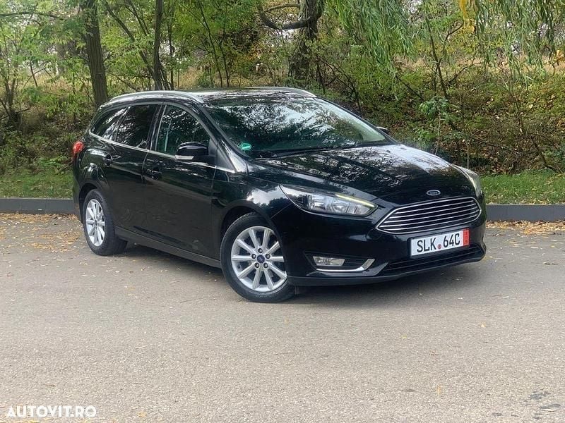 Culoarenegru Utilizat 2016 Ford Focus Titanium Break | 6.750 EUR (Preț bun) - Imagine 1/4