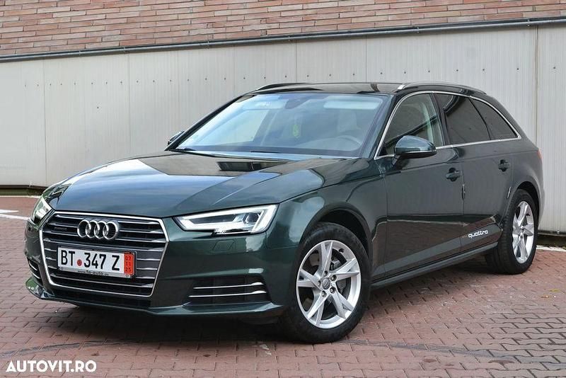 Culoareverde Utilizat 2018 Audi A4 Break | 15.400 EUR (Preț bun) - Imagine 1/4