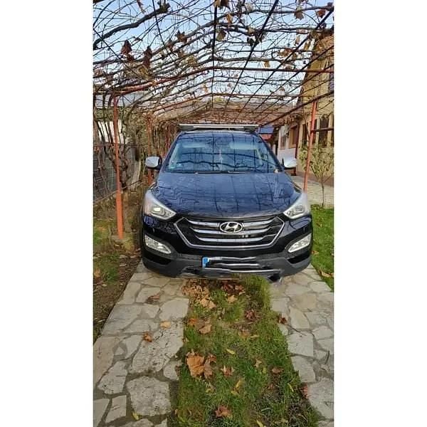Negru Utilizat 2012 Hyundai Santa Fe SUV | 10.300 EUR - Imagine 1/4