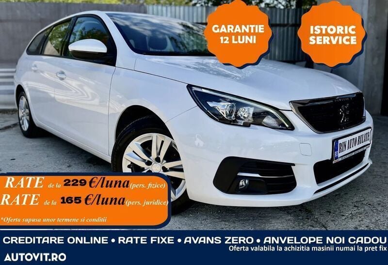 Alb Utilizat 2018 Peugeot 308 Break | 8.990 EUR (Preț OK) - Imagine 1/4