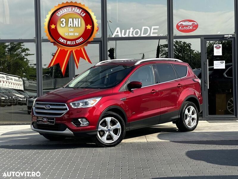Rosu Utilizat 2017 Ford Kuga SUV | 11.990 EUR (Preț bun) - Imagine 1/4