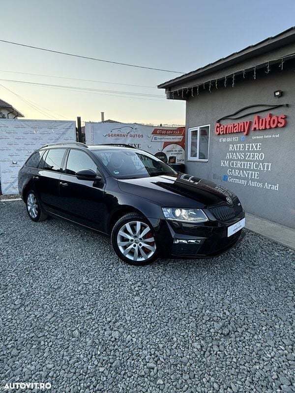 Negru Utilizat 2016 Skoda Octavia RS Break | 13.500 EUR (Preț OK) - Imagine 1/4