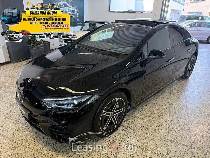 Negru Utilizat 2023 Mercedes EQE350 AMG Berlinǎ | 58.158 EUR - Imagine 1/4
