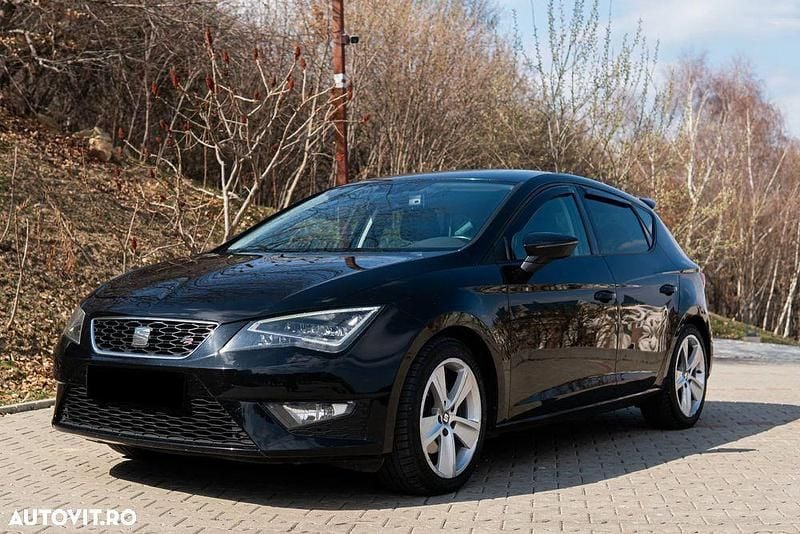 Culoarenegru Utilizat 2016 Seat Leon FR Hatchback | 11.500 EUR (Preț OK) - Imagine 1/4