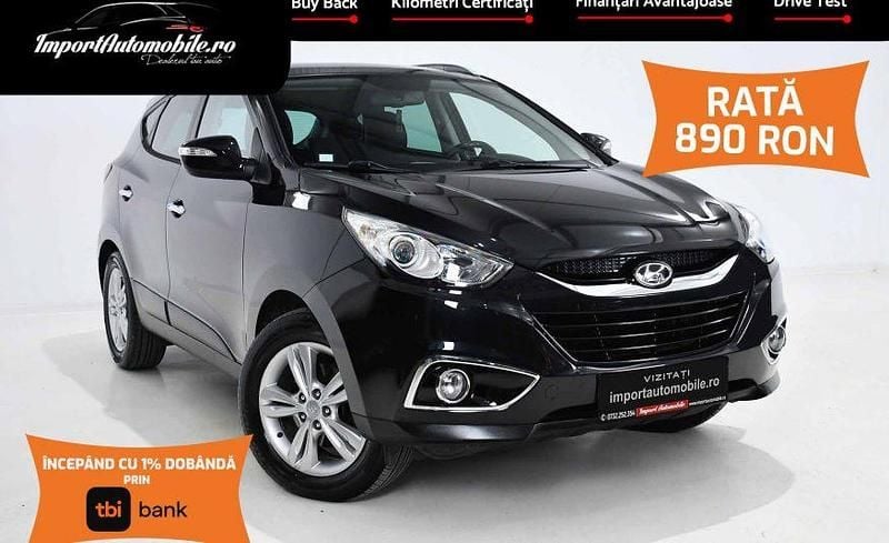 Negru Utilizat 2010 Hyundai ix35 SUV | 8.990 EUR (Scump) - Imagine 1/4