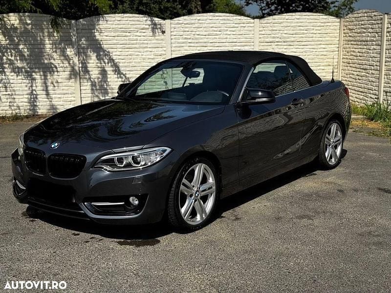 Culoaregri Utilizat 2016 BMW 220 Luxury Line Cabrio | 14.550 EUR (Super Preț) - Imagine 1/4