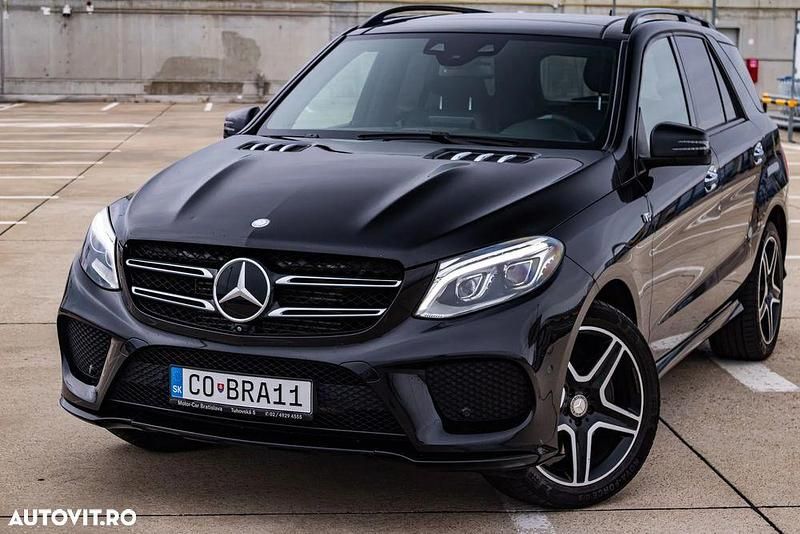 Second-hand Mercedes GLE350 AMG line 258 CP (189 kW) 2016 Culoarenegru SUV