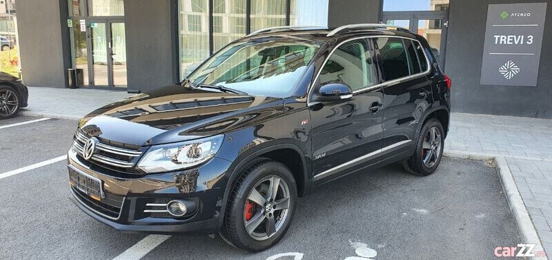 Negru Utilizat 2013 VW Tiguan R-line SUV | 8.999 EUR - Imagine 1/4