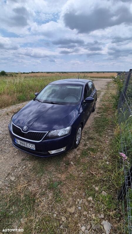 Albastru Utilizat 2015 Skoda Rapid Hatchback | 5.990 EUR (Preț OK) - Imagine 1/4