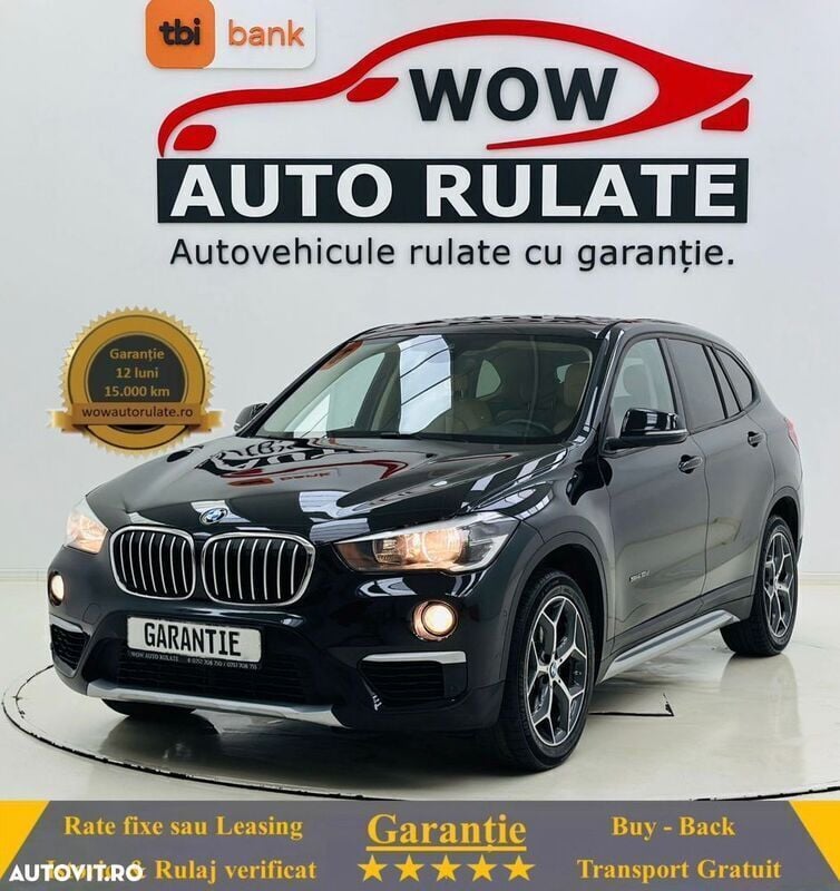 Negru Utilizat 2016 BMW X1 SUV | 12.990 EUR (Preț OK) - Imagine 1/4