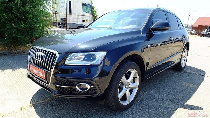 Negru Utilizat 2015 Audi Q5 S-Line SUV | 13.750 EUR (Preț bun) - Imagine 1/4