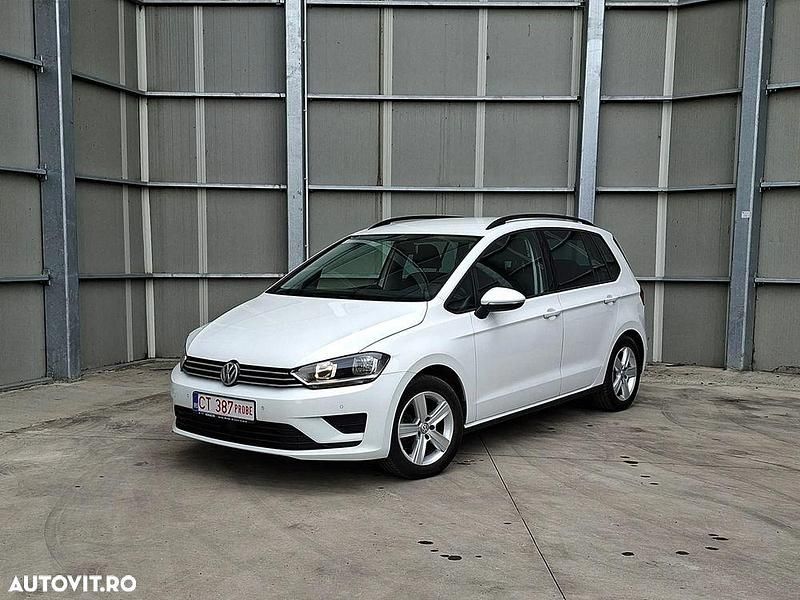 Alb Utilizat 2015 VW Golf Sportsvan Comfortline Monovolum | 8.490 EUR (Preț OK) - Imagine 1/4