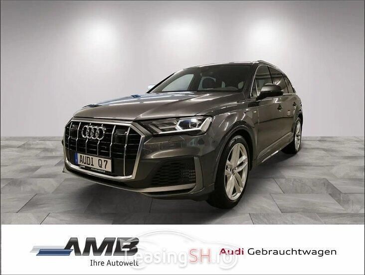 Gri Utilizat 2023 Audi Q7 S-Line SUV | 77.629 EUR - Imagine 1/4