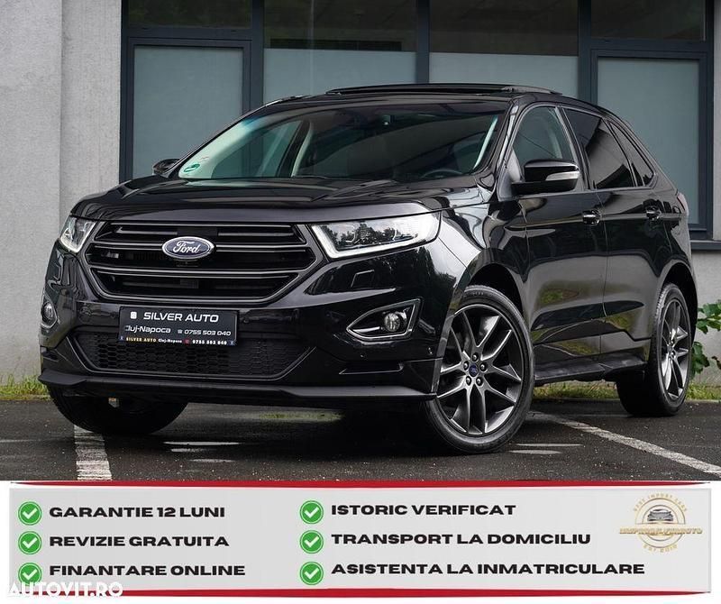 Negru Utilizat 2017 Ford Edge ST-Line SUV | 16.990 EUR (Preț OK) - Imagine 1/4