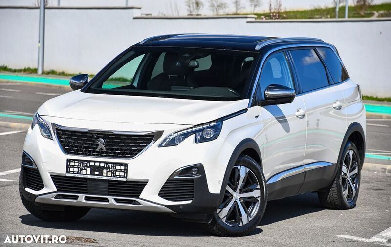 Alb Utilizat 2019 Peugeot 5008 GT Monovolum | 17.500 EUR - Imagine 1/4